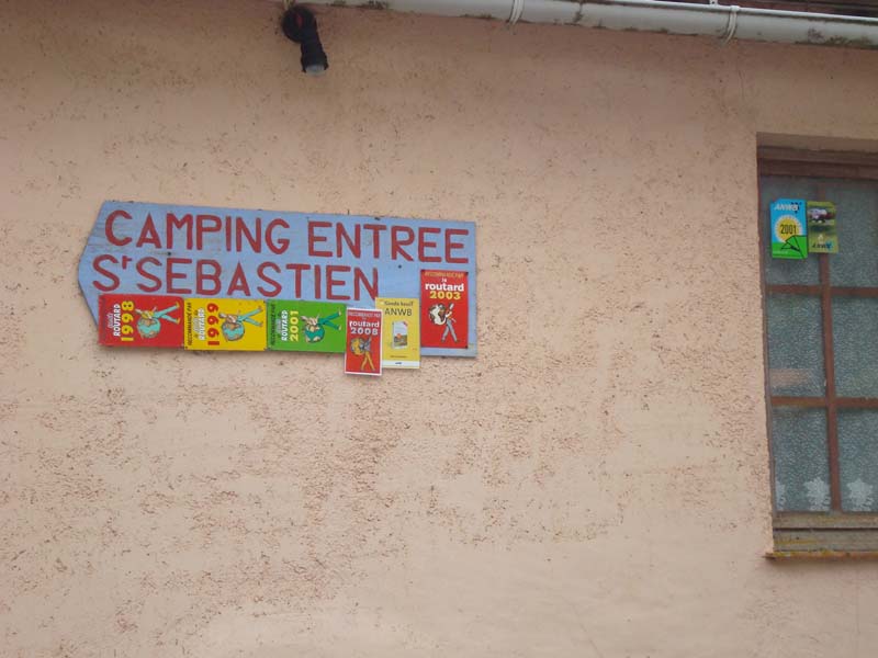 Entrée du camping